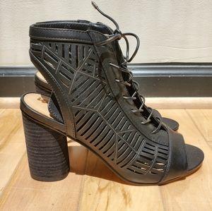 Sam Edelman Rocco caged sandal/open-toe booties